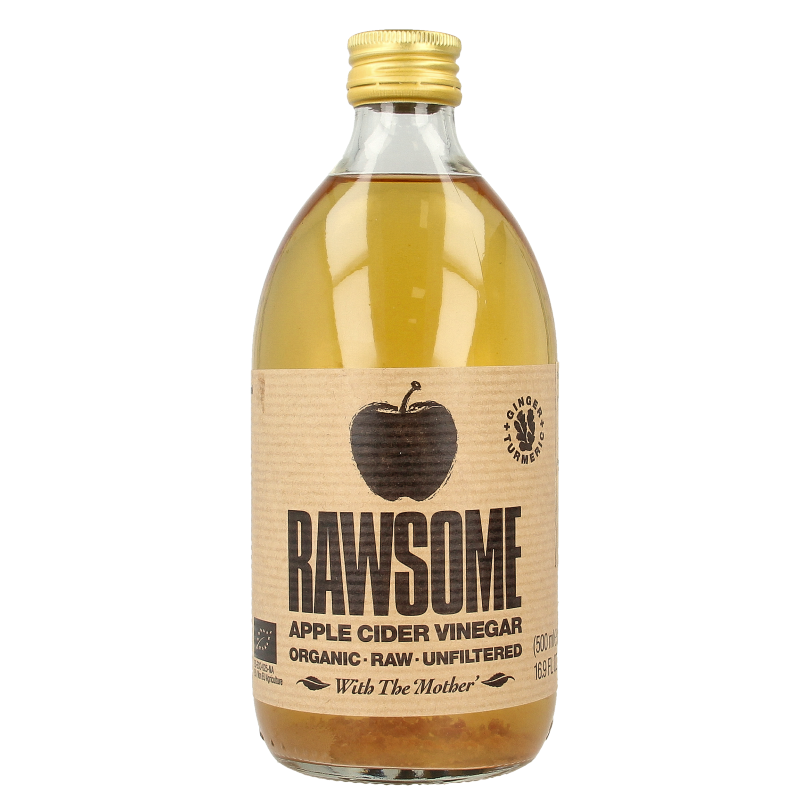 Rawsome Appelazijn (gember & curcuma) with the mother bio 500 Milliliter