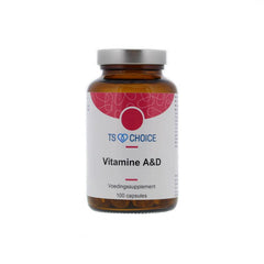 TS Choice Vitamine A en D kabeljauwlever 100 Capsules