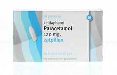 Leidapharm Paracetamol 120mg 10.00 Zetpillen