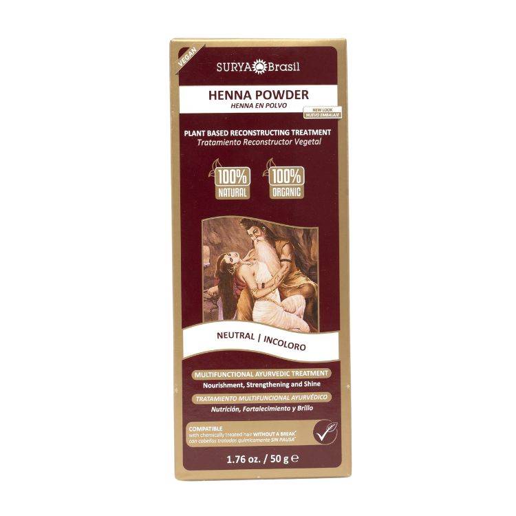 Surya Brasil Henna haarverf poeder neutraal 50 Gram