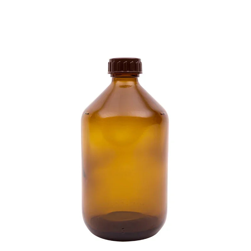 Blockland Medicijnfles bruin gedopt 500ml/28mm 8 Stuks