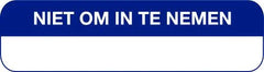 Blockland Strooketiket niet om in te nemen groot 44 x 11mm 750 Stuks
