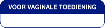Blockland Strooketiket voor vaginale toediening 44x11mm 750.00 Stuks