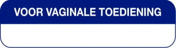 Blockland Strooketiket voor vaginale toediening 44x11mm 750 Stuks