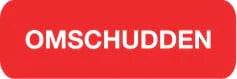 Blockland Strooketiket omschudden rood 30 x 7mm 1000 Stuks