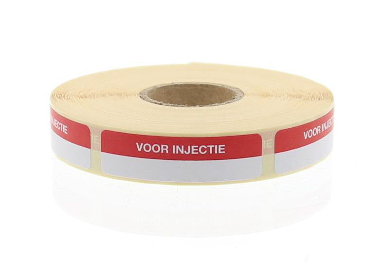 Blockland Strooketiket voor injectie 44 x 11mm 750.00 Stuks