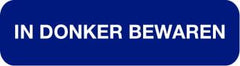 Blockland Strooketiket in donker bewaren 44 x 11mm 750.00 Stuks