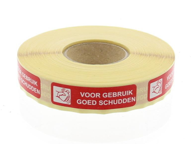 Blockland Strooketiket voor gebruik schudden 44 x 11mm 750.00 Stuks