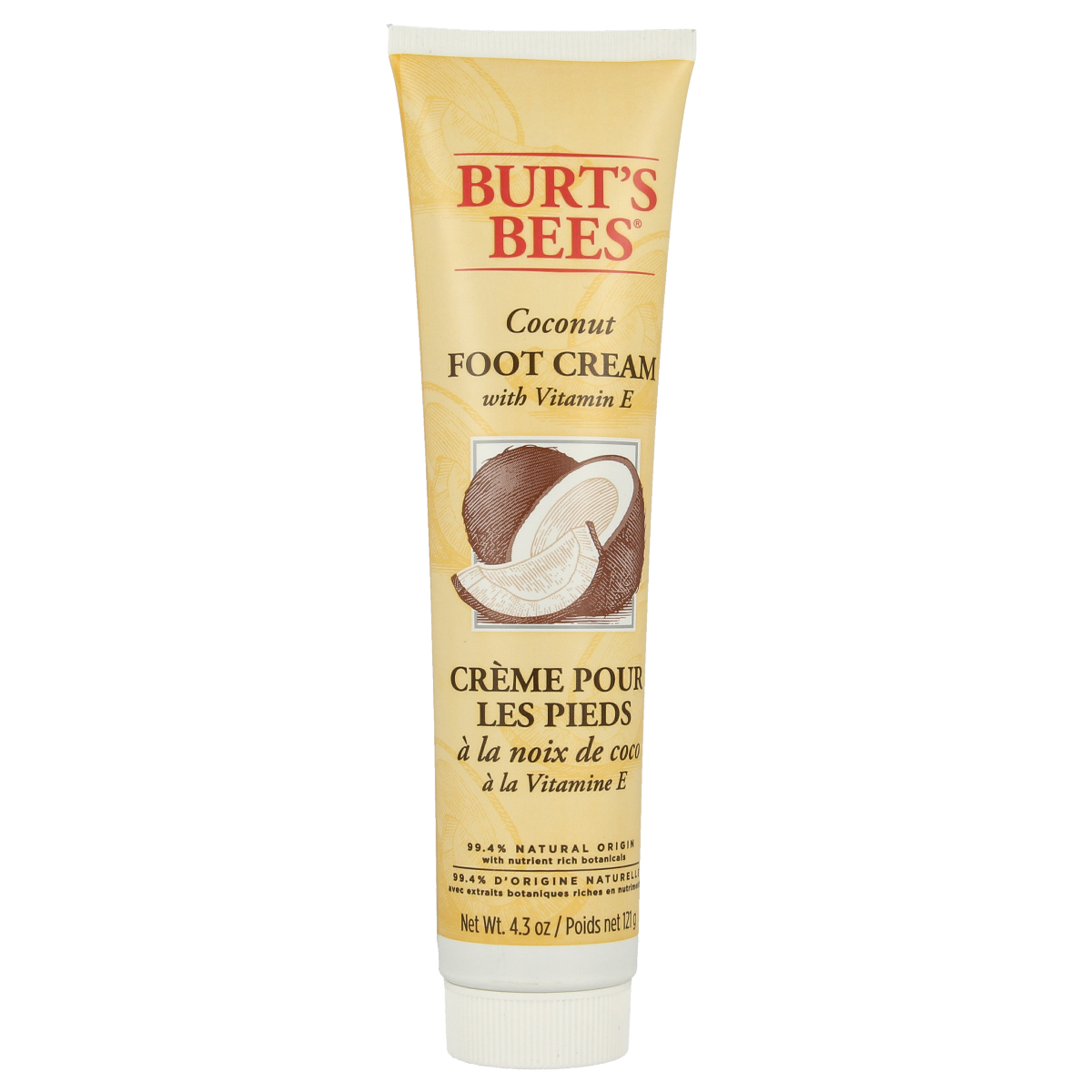Burt's Bees Foot creme coconut 121.00 Gram