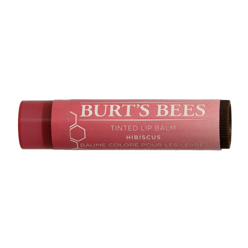 Burt's Bees Getinte lippenbalsem Hibiscus 4.3 Gram