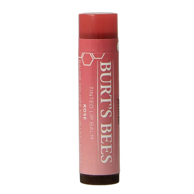 Burt's Bees Getinte lippenbalsem rose 4.3 Gram