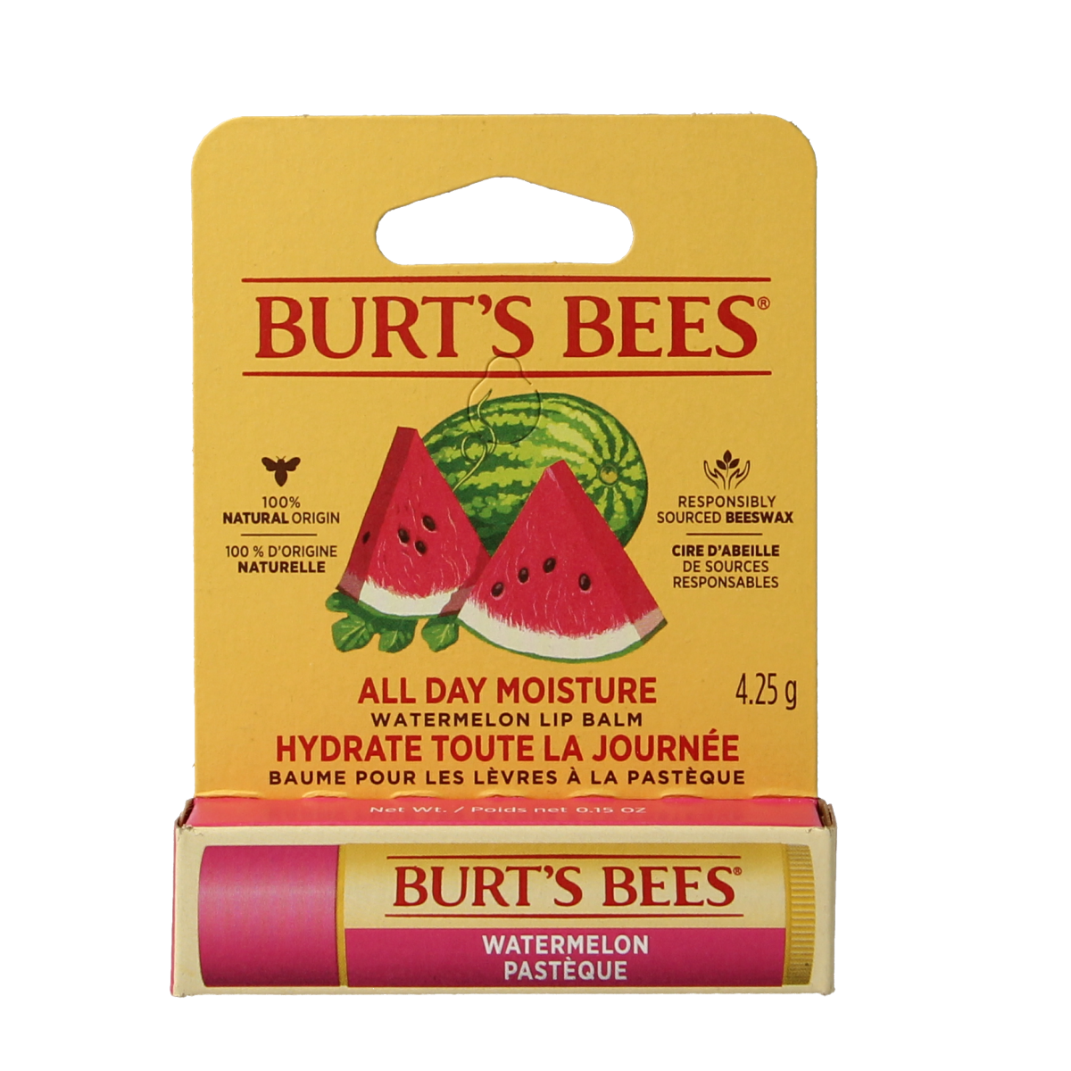 Burt's Bees Lipbalm watermelon blister 4.25 Gram