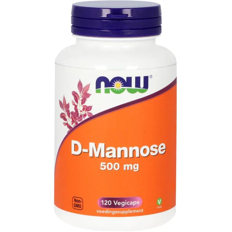 NOW D-Mannose 500mg 120 Vegetarische capsules