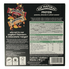 Eat Natural Protein pack caramel & pinda 3 x 40 gram 120 Gram