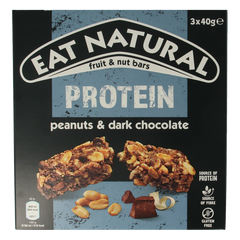 Eat Natural Crunchy pinda choco 3 x 40 gram 120 Gram