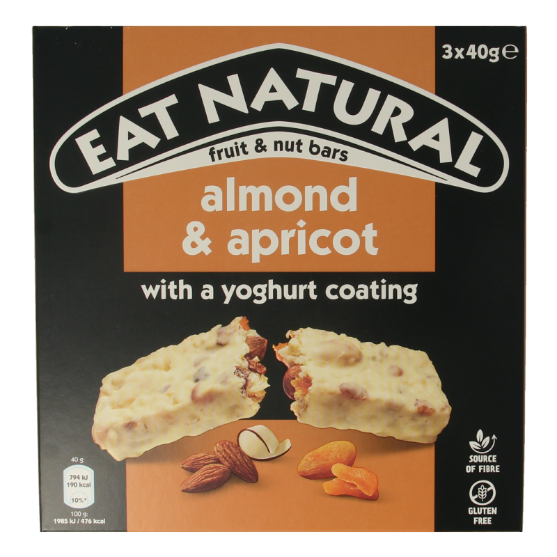 Eat Natural Almond / apricot / yoghurt 3 x 40 gram 120 Gram