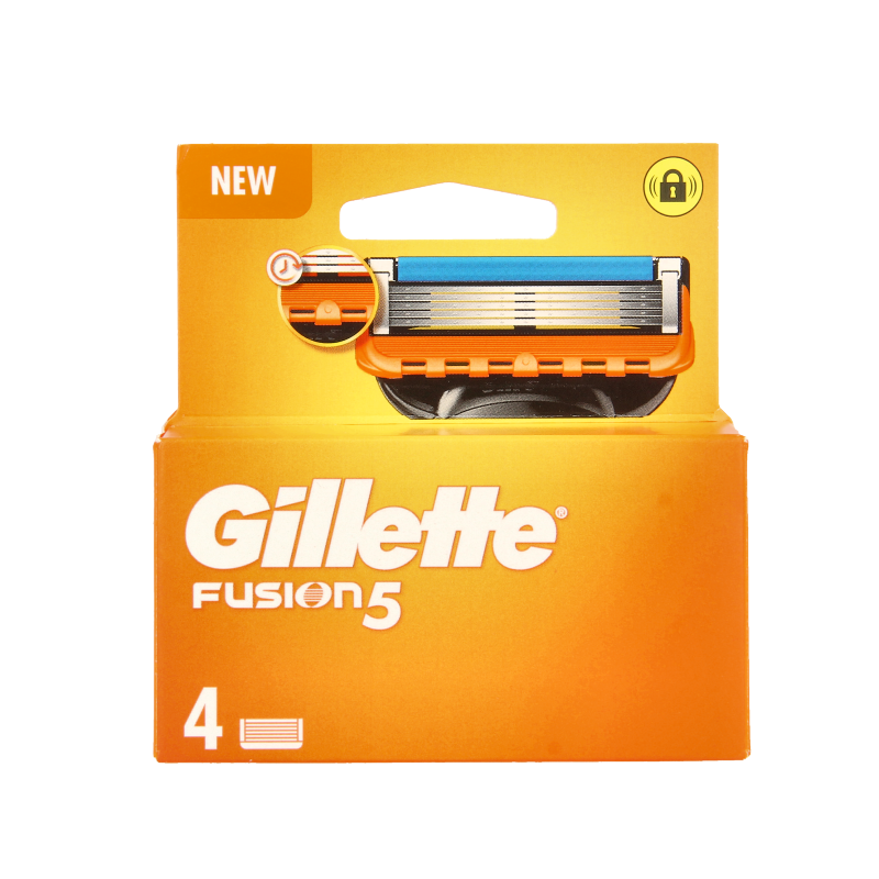 Gillette Fusion mesjes base 4 Stuks