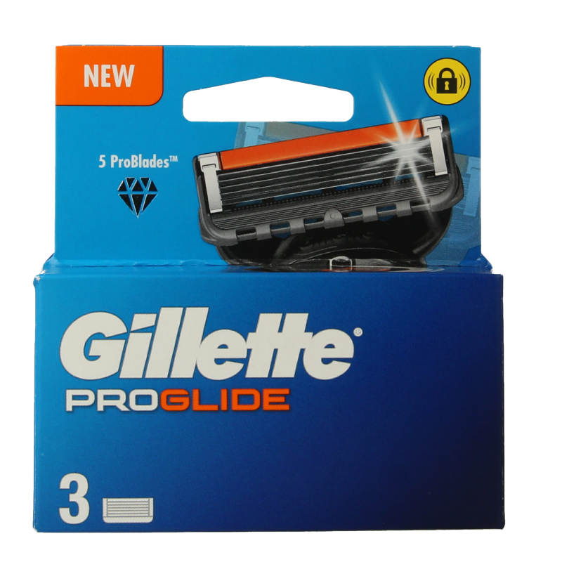 Gillette Fusion pro glide manual mesjes 3 Stuks