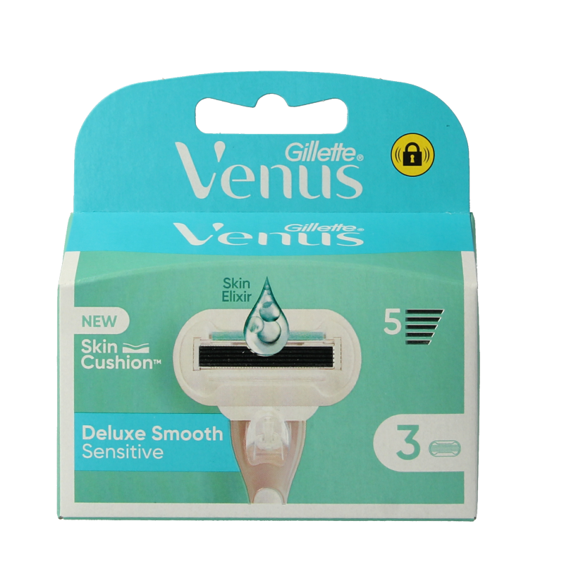 Gillette Venus deluxe sensitive mesjes 3 Stuks