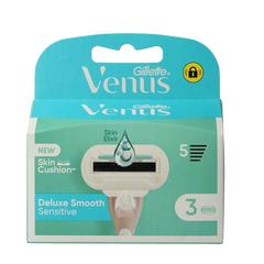 Gillette Venus deluxe sensitive mesjes 3 Stuks
