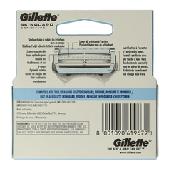 Gillette Skinguard aloe vera mesjes regular 4 Stuks