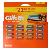 Gillette Fusion manual blades 16.00 Stuks