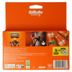 Gillette Fusion manual blades 16.00 Stuks