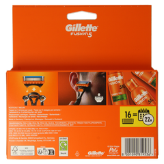 Gillette Fusion manual blades 16 Stuks