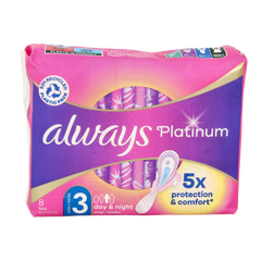 Always Maandverband platinum ultra night 8 Stuks