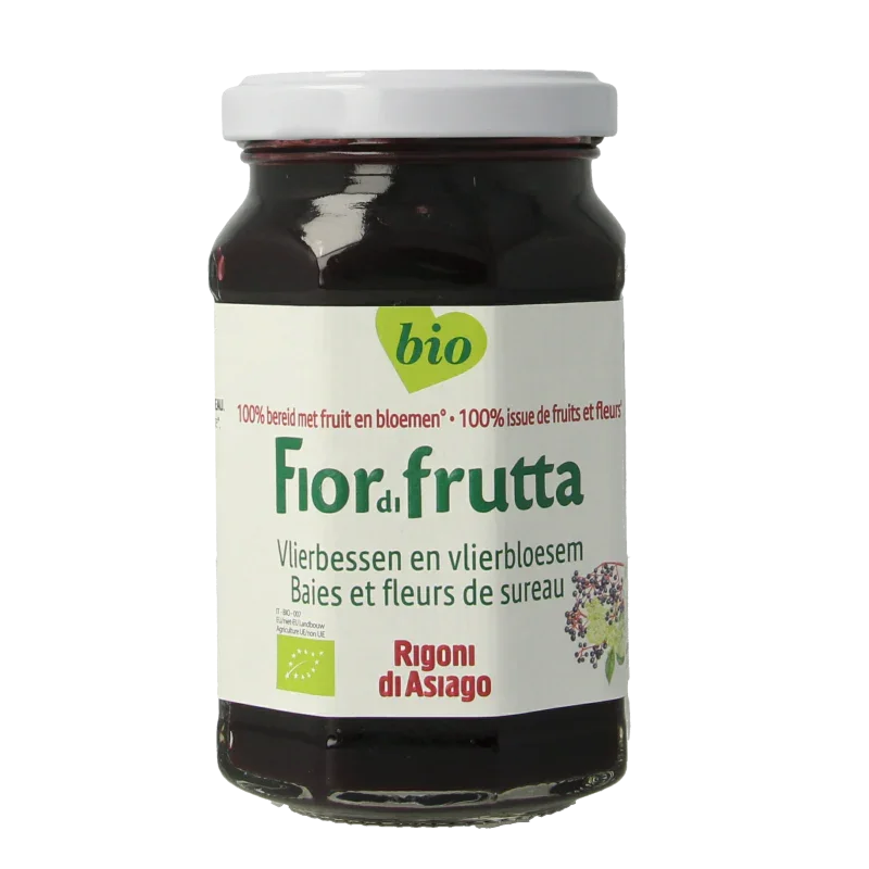 Fiordifrutta Vlierbloesem & vlierbesjam bio 250 Gram