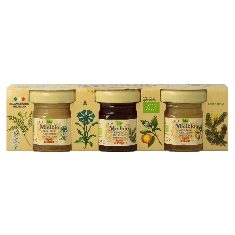 Mielbio Honing mix 25 gram bio 75 Gram