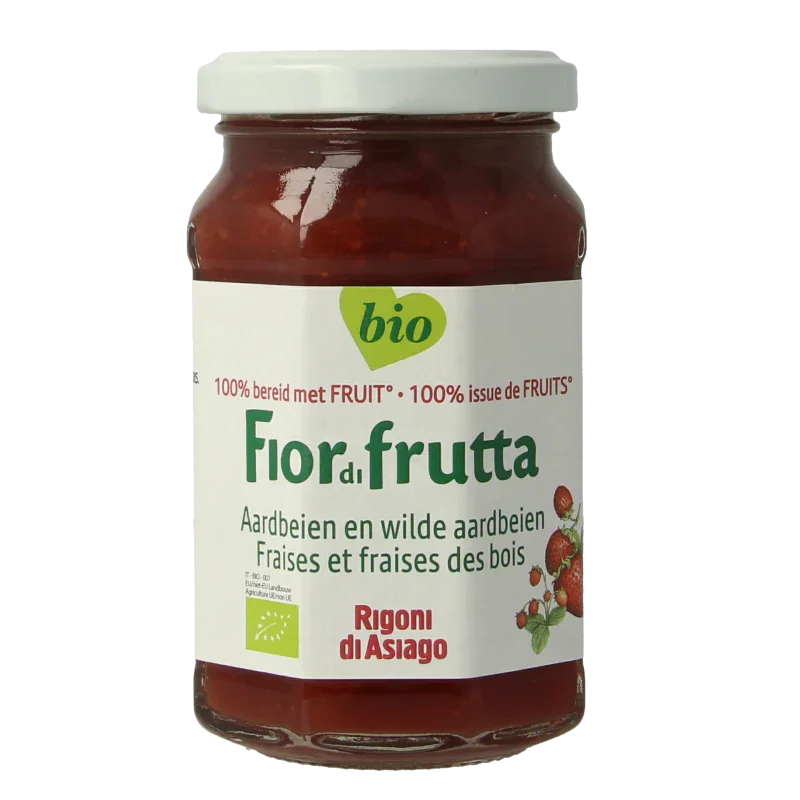 Fiordifrutta Aardbeienjam bio 250 Gram