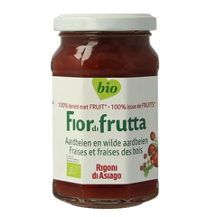 Fiordifrutta Aardbeienjam bio 250 Gram