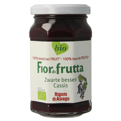 Fiordifrutta Zwarte bessenjam bio 250.00 Gram
