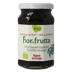 Fiordifrutta Blauwe bosbesjam bio 250 Gram