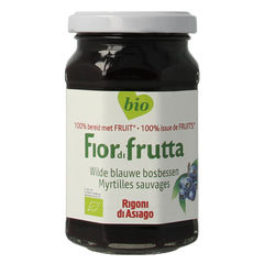 Fiordifrutta Blauwe bosbesjam bio 250.00 Gram