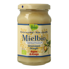 Mielbio Sinaasappel creme honing bio 300.00 Gram