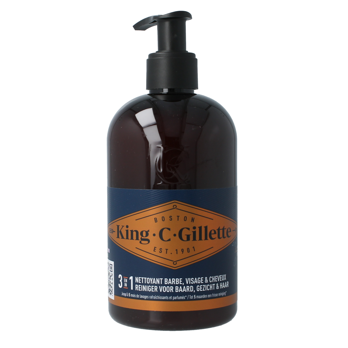 Gillette King c baard en gezichtsreiniger 350.00 Milliliter