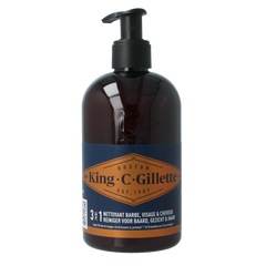 Gillette King c baard en gezichtsreiniger 350.00 Milliliter