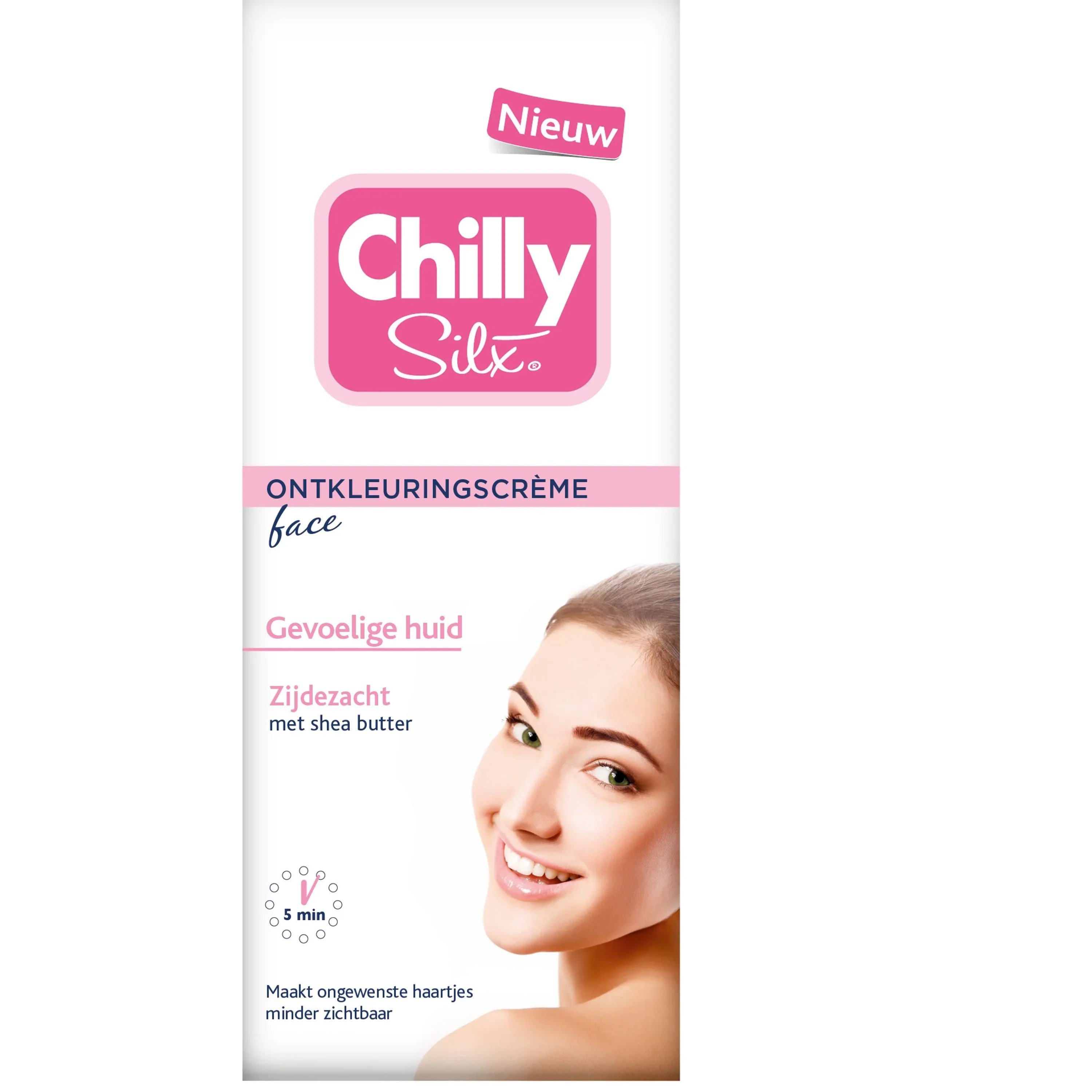 Chilly Silx Ontkleuringscreme gezicht 75 Milliliter