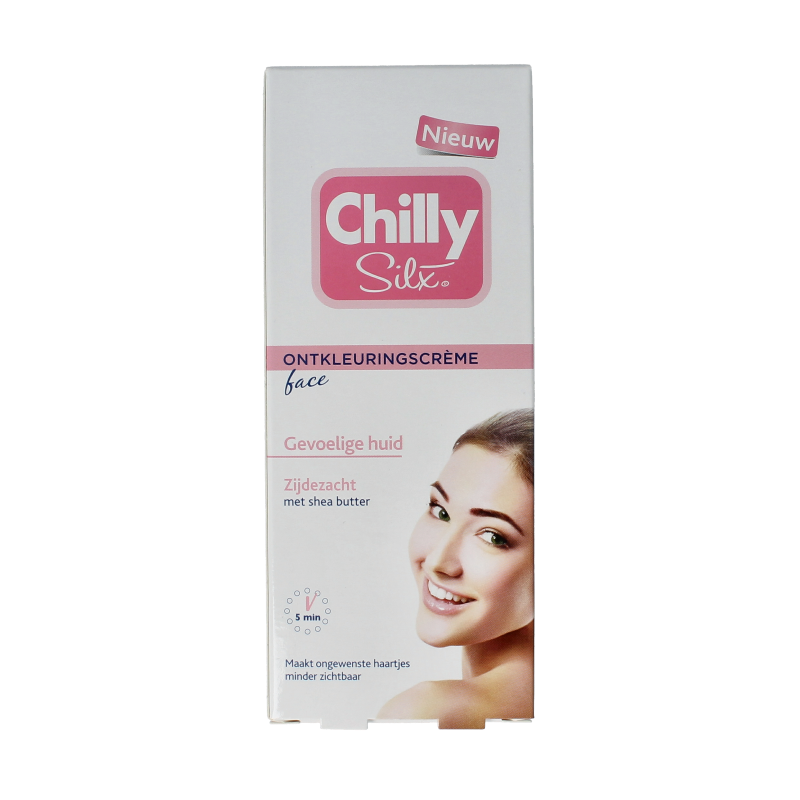 Chilly Silx Ontkleuringscreme gezicht 75 Milliliter