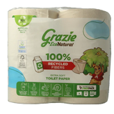 Grazie Natural Toiletpapier 3-laags 4 Stuks