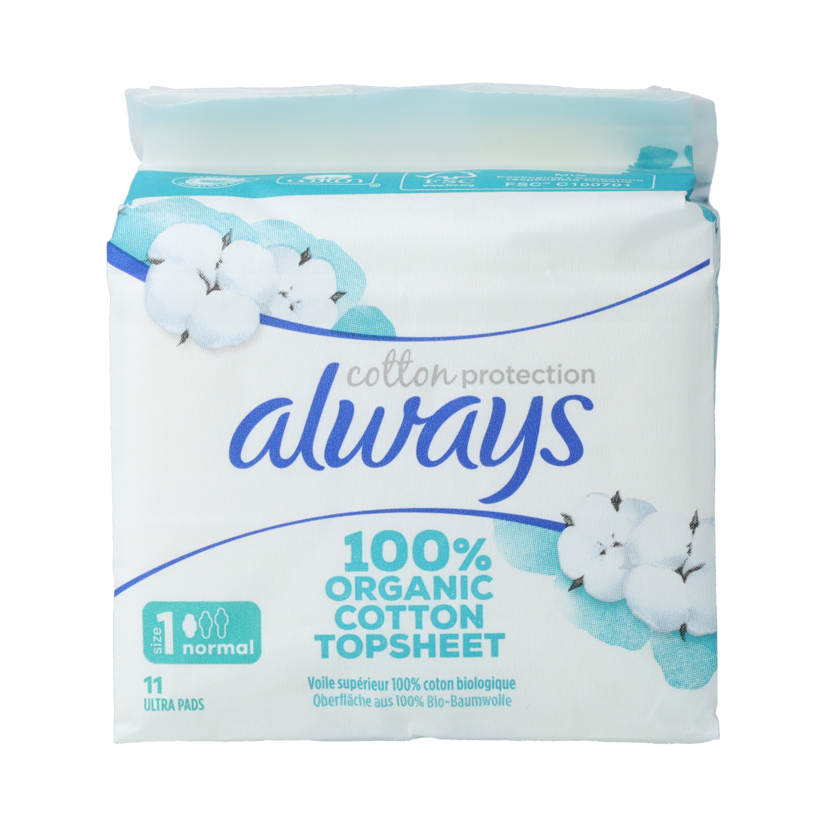 Always Maandverband cotton protection normal 11.00 Stuks