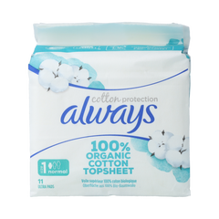 Always Maandverband cotton protection normal 11.00 Stuks
