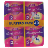 Always Maandverband platinum long 40 Stuks