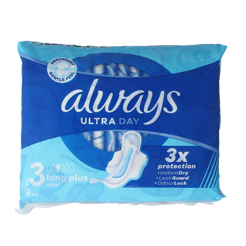 Always Maandverband ultra day long plus 9 Stuks