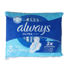 Always Maandverband ultra day long plus 9 Stuks