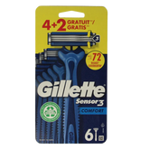 Gillette Sensor 3 comfort wegwerpmesjes 6 Stuks