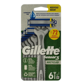 Gillette Sensor3 wegwerpmesjes 6 Stuks