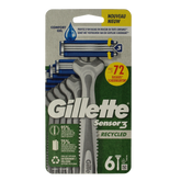 Gillette Sensor3 wegwerpmesjes 6 Stuks